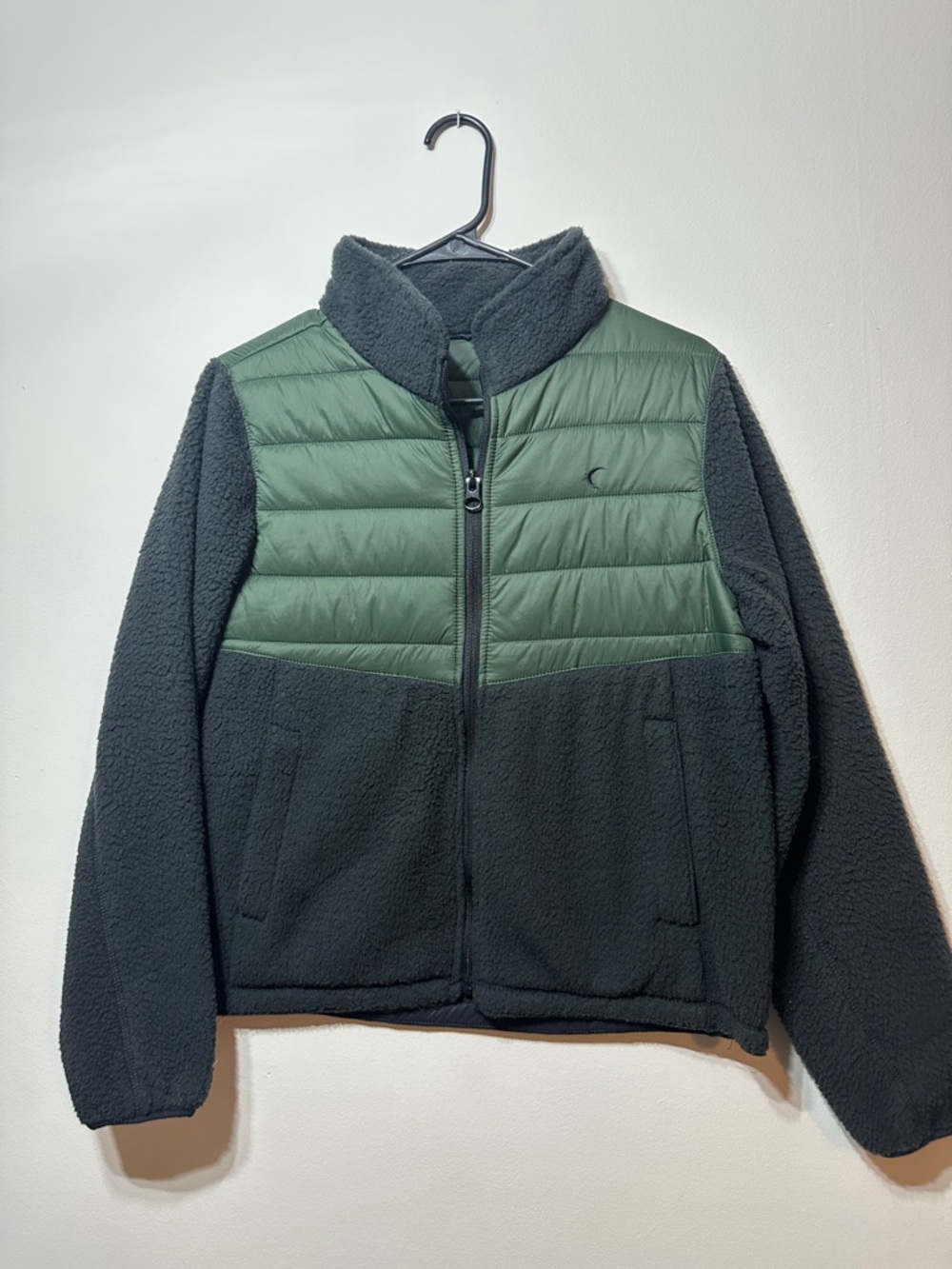 ZYIA Grand Targee Green and Black Sherpa Ski Jacket